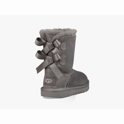 Botas UGG Bailey Bow II Criança Cinzentas | PT-UTINK